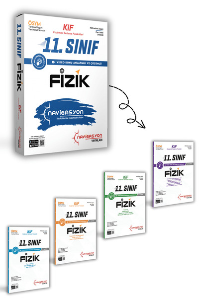 Navigasyon yayınları 11.Sınıf Fizik Müfredatının Tamamı KİF Seti (Kademeli İl...