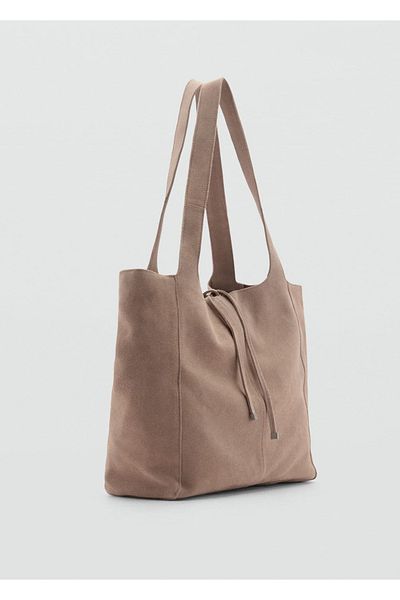 MANGO Woman Shopper-Tasche aus Leder – stilvoll und praktisch