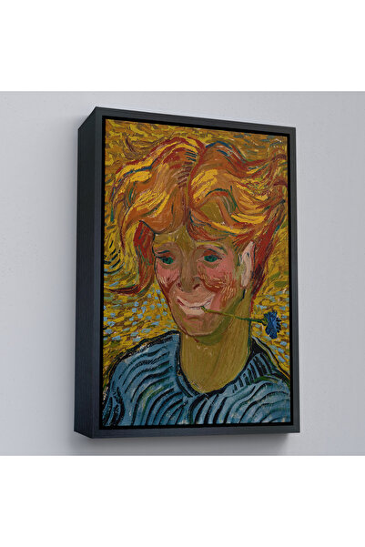 Oxyteez Vincent Van Gogh cu cadru din lemn - Tablou de băiețel cu sunătoare a...