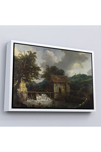 TAKI DERYASI Jacob Van Ruis cu cadru din lemn - Pictură de viață în sat