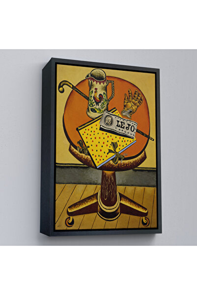 Oxyteez Pictură Joan Miro Mănușă și Ziar cu cadru din lemn - Mănușă și Ziar-7411