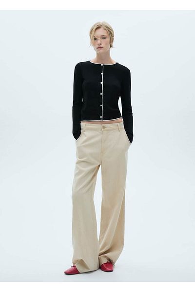 MANGO Woman Cardigan de tricotaj cu nasturi