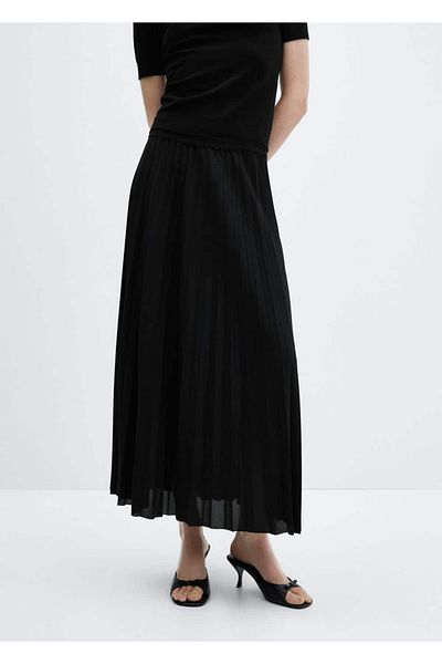 MANGO Woman Long Pleated Ethics