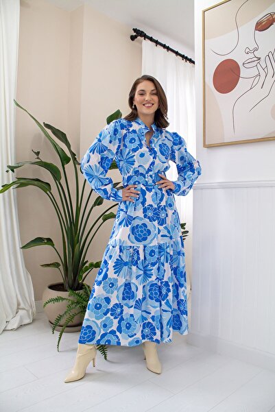 Elbee Fashion Woman Поплінова сукня з поясом