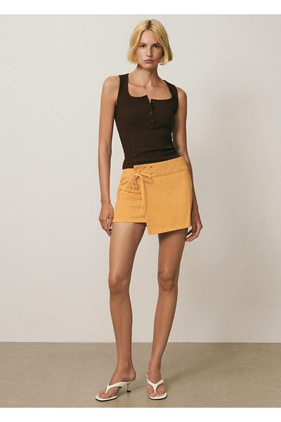 MANGO Woman Sandale cu toc de pisică