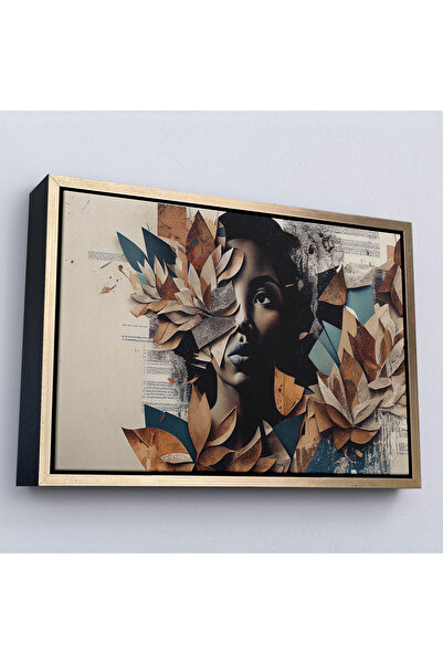 Home Masa de dama cu detaliu de flori cu rama din lemn-7260