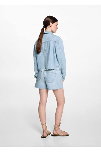 Mango Teen Star Denim Coat