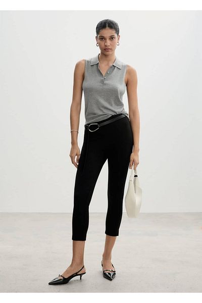 MANGO Woman Capri-Leggings