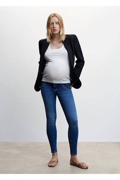 MANGO Woman Skinny Umstandsjeans