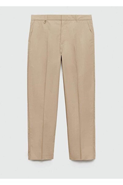 MANGO Man Regular kesim %100 pamuklu pantolon