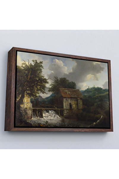 TAKI DERYASI Jacob Van Ruis cu cadru din lemn - Pictură de viață în sat