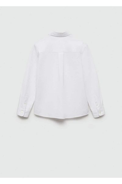 MANGO Kids Βαμβακερό πουκάμισο Oxford