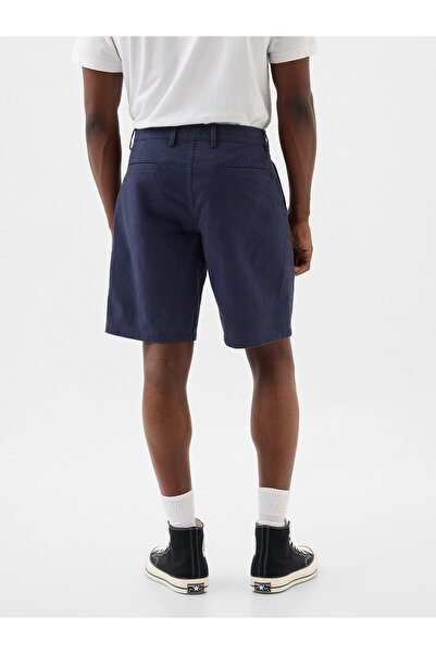 GAP Erkek Lacivert Essential Khaki Şort
