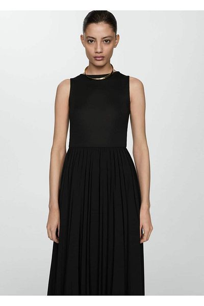 MANGO Woman Fustă Rochie plisată