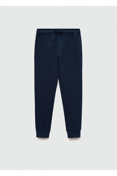 MANGO Kids Cotton Jogger Pants