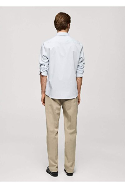 MANGO Man Regular kesim streç pamuklu gömlek