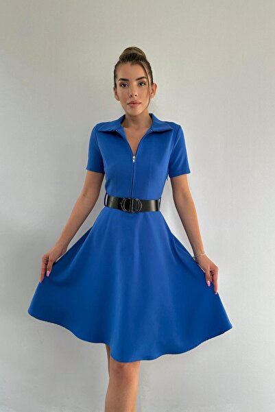 Elbee Fashion Woman Rochie sport cu curea