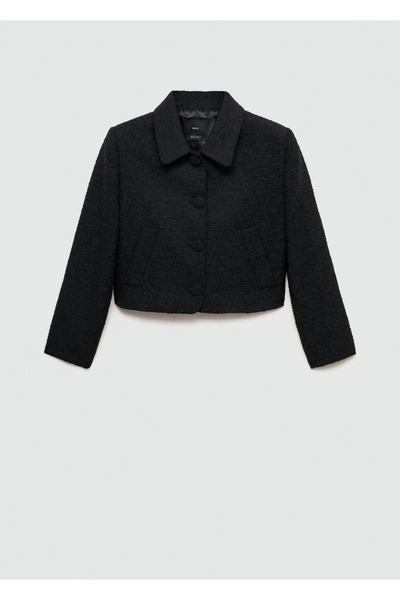 MANGO Woman Kısa tüvit ceket