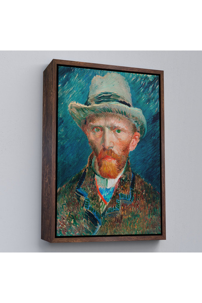 Oxyteez Slika u drvenom okviru Vinsenta van Goga - Autoportret sa slamnatim š...