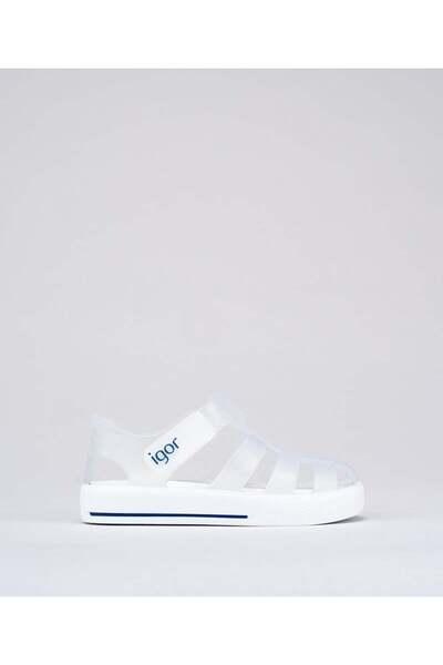 IGOR Size 19-30 Boy's White Color Igor Star Sandals