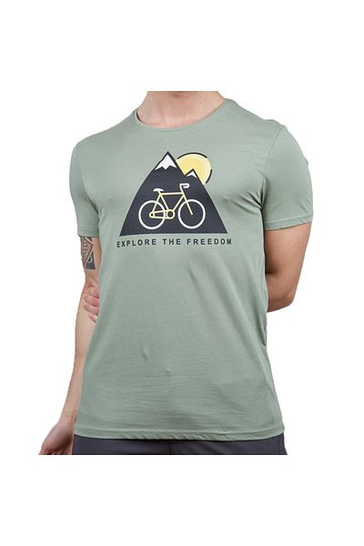 Alpinist Ανδρικό μπλουζάκι Tarius Apple Green