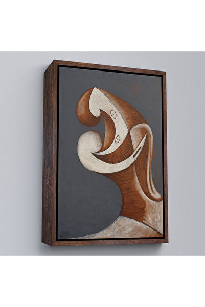 N NOXXO Pablo Picasso cu cadru din lemn - Pictură abstractă de cap-7382