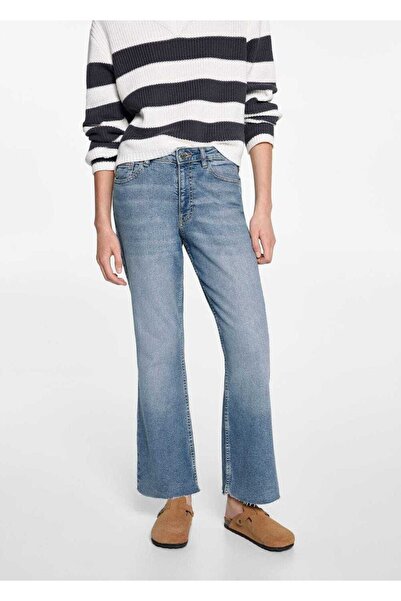 Mango Teen Flared jean pantolon