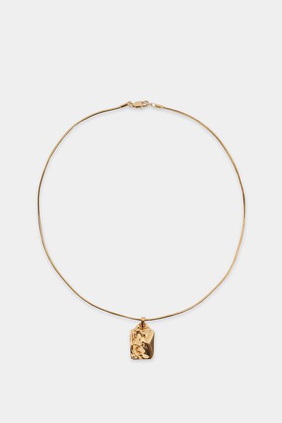 Perspective Gold Color Necklace
