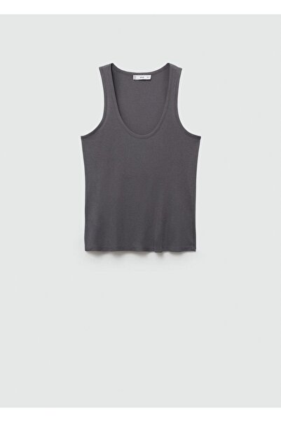 MANGO Woman Strappy Knitwear Blouse