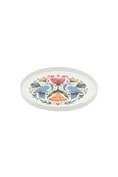 Madame Coco Varese Yuvarlak Sunum Tepsi - 22x22 cm