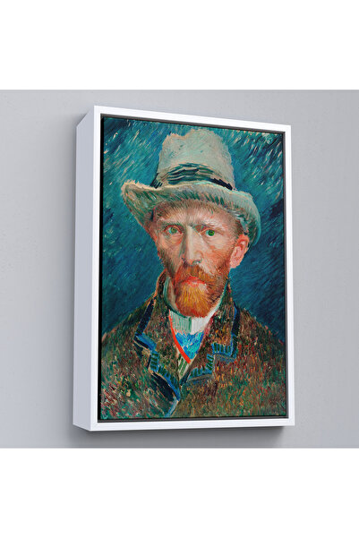 Oxyteez Vincent Van Gogh cu cadru din lemn - Pictură de autoportret în pălări...