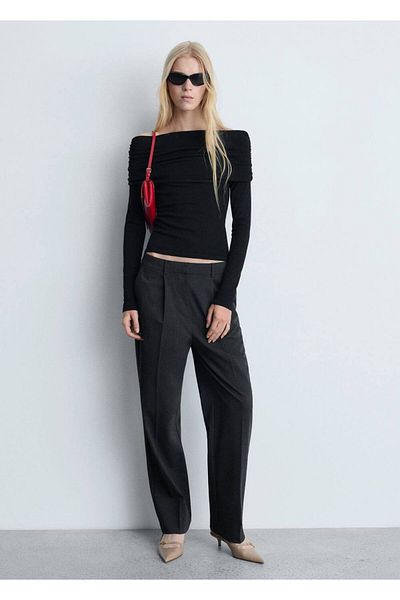 MANGO Woman Sweater with Open Shoulders