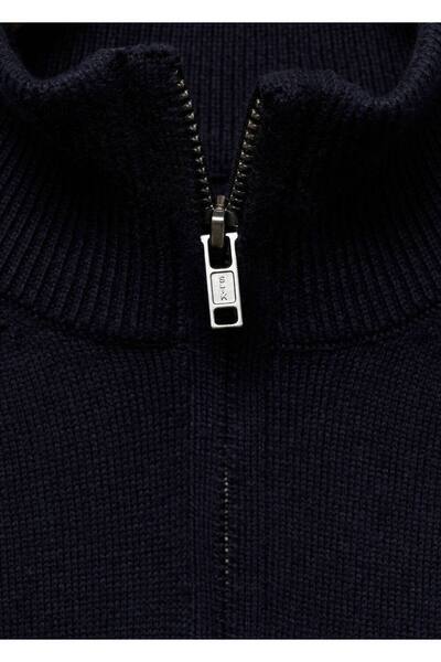 MANGO Kids Πουλόβερ με γιακά με φερμουάρ