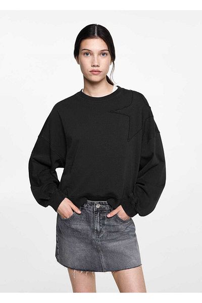 Mango Teen Φούτερ με αστέρι
