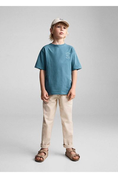 MANGO Kids Tricou din bumbac cu model