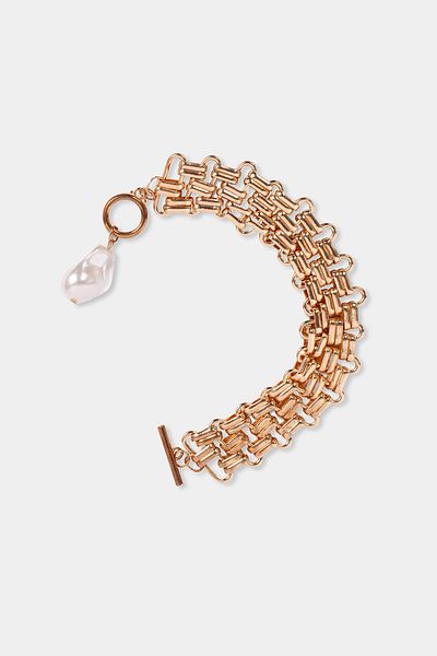 Perspective Gold Colored Women's Bracelet