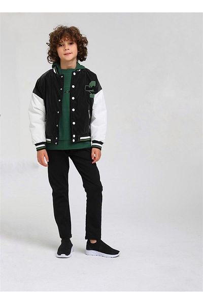 Ugly Duck 05-14 ani Palton negru pentru colegiu
