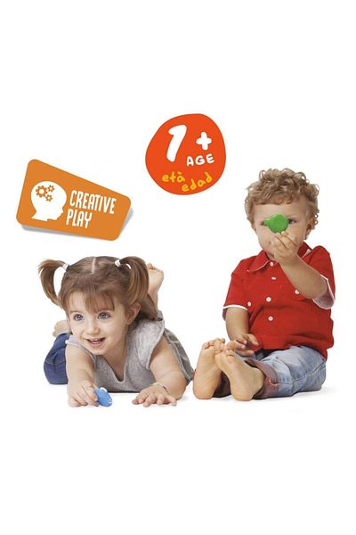 CARIOCA 6-Piece Teddy Shaped Non-Polluting Candle Paints