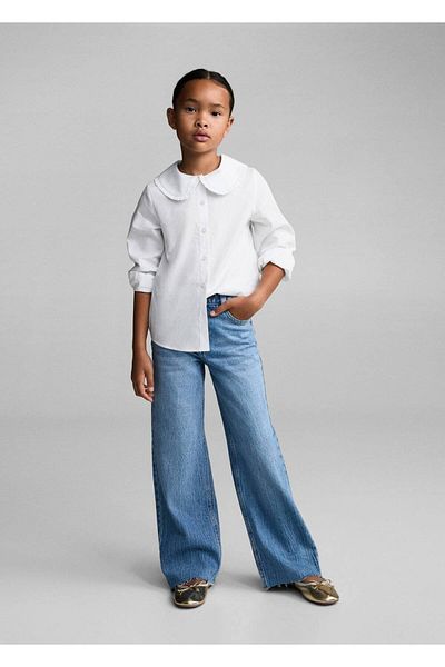 MANGO Kids Dětská košile s dírkami
