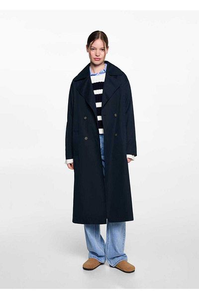 Mango Teen Classic trench coat with belt