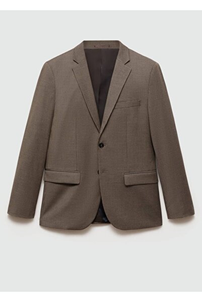 MANGO Man Kalıplı Balık Sırtı Süper Slim Fit Blazer Ceket