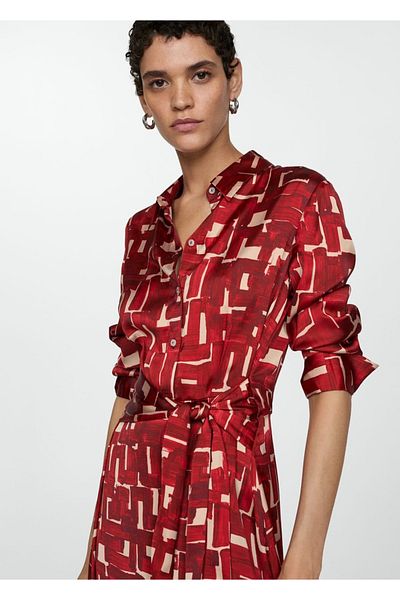 MANGO Woman ROCHIE DE CAMISA CU MODEL
