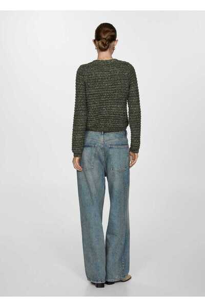 MANGO Woman Kalın örgü lureks hırka