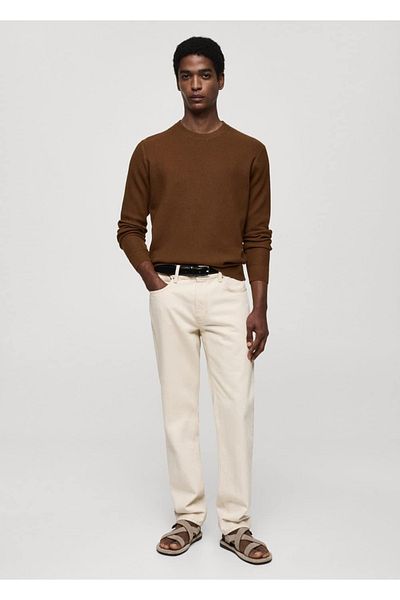 MANGO Man Geflochtener Pullover aus Baumwollstrick