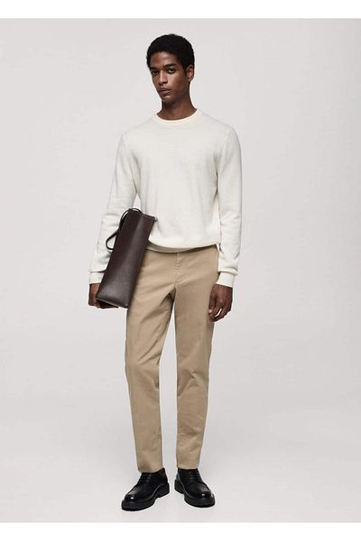 MANGO Man Slim Fit Serj Chino Trousers