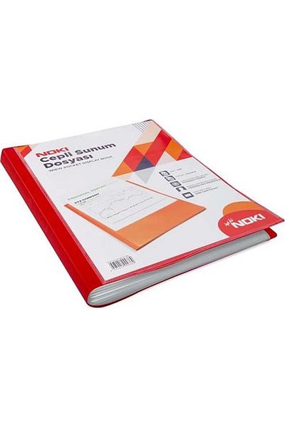 Noki Red 40 Pocket Presentation File