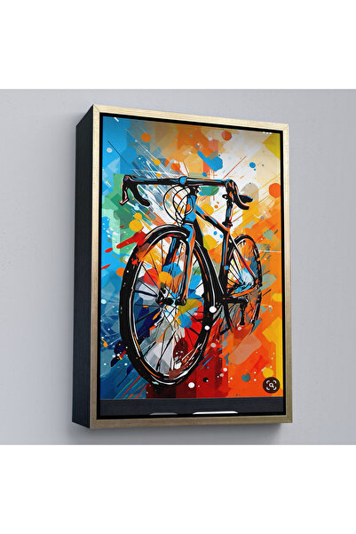 Home Bicicletă de curse cu cadru din lemn Tablo-7703