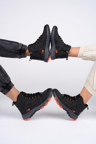 MUGGO Unisex Iceland Guaranteed - Side Zipper Lace-up Winter Trekking Boots