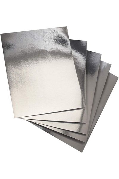 STOREMAX Shopmrt 25 Sheets 8.5 X 27.9 cm Metallic Foil Board 542093