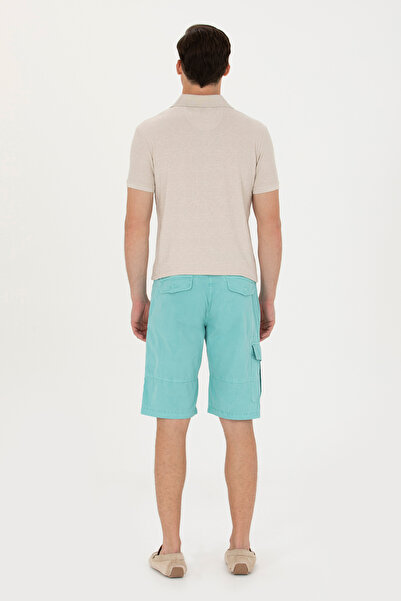 U.S. Polo Assn. Ανδρικό σορτς με υφαντό μέντα 50263843-VR090